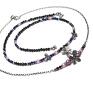 naszyjniki minerały black orchid - choker