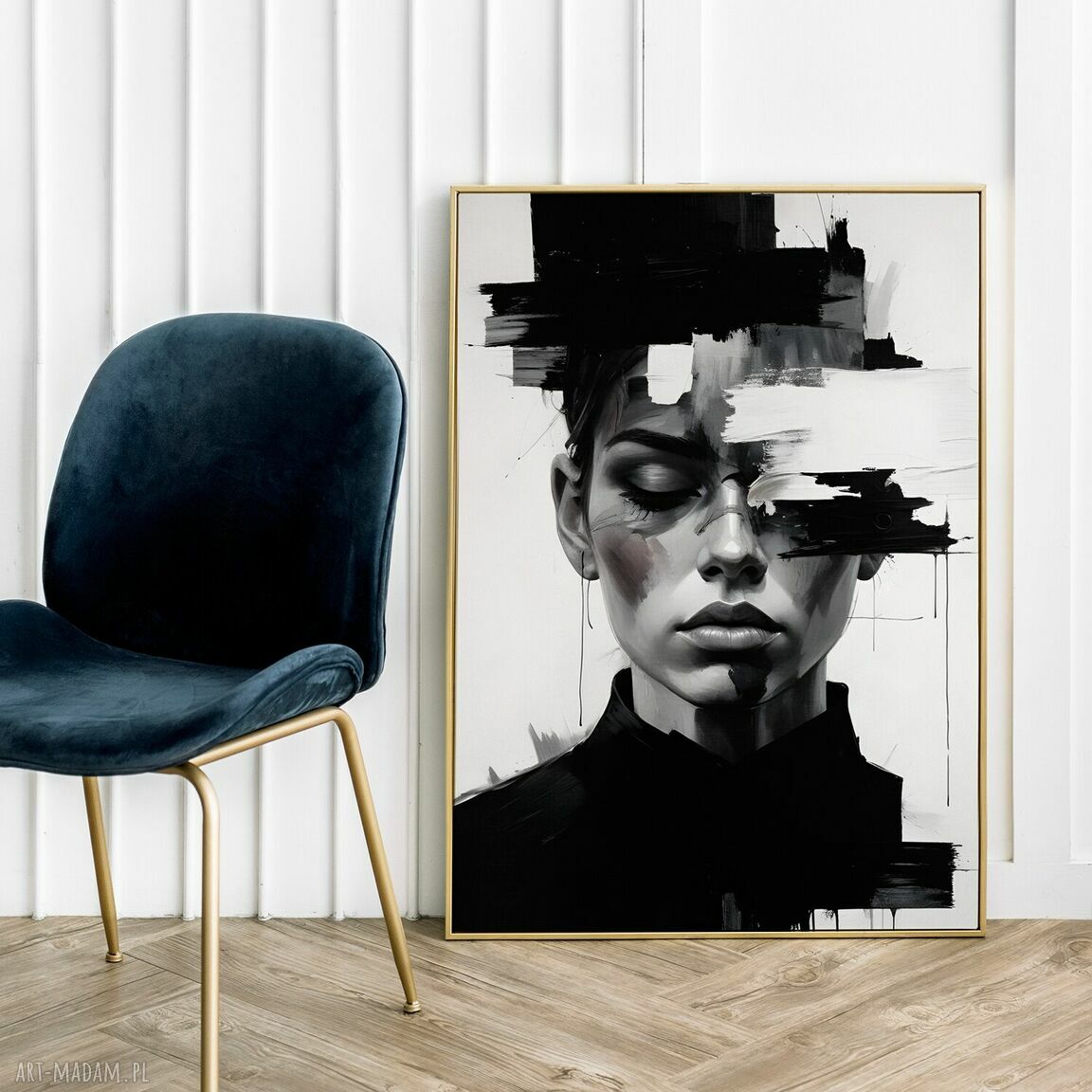 Plakat Black Magic Woman 61x91 cm - czarno-biały portret kobiety