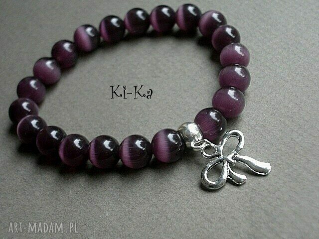 BLACKBERRY AND GREY 7 Hand Made