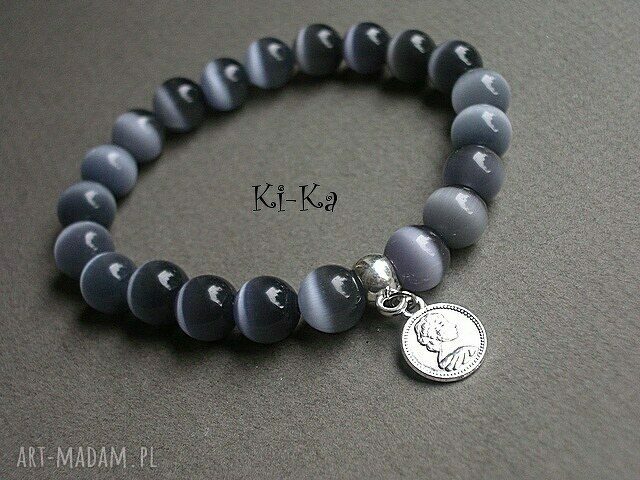 BLACKBERRY AND GREY 7 Hand Made
