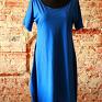 unikatowe sukienki bawełniana błękit nad sacharą sukienka