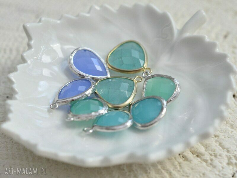 blue unique glass