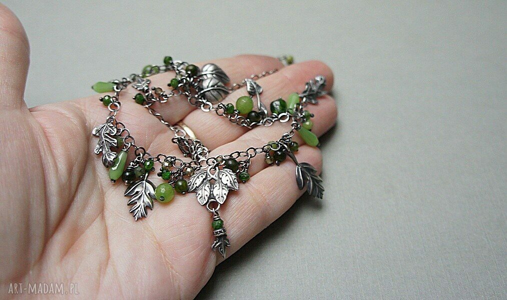 naszyjniki: Bluszcz vol. 2 /01 2024/ naszyjnik Ręczne wykonanie