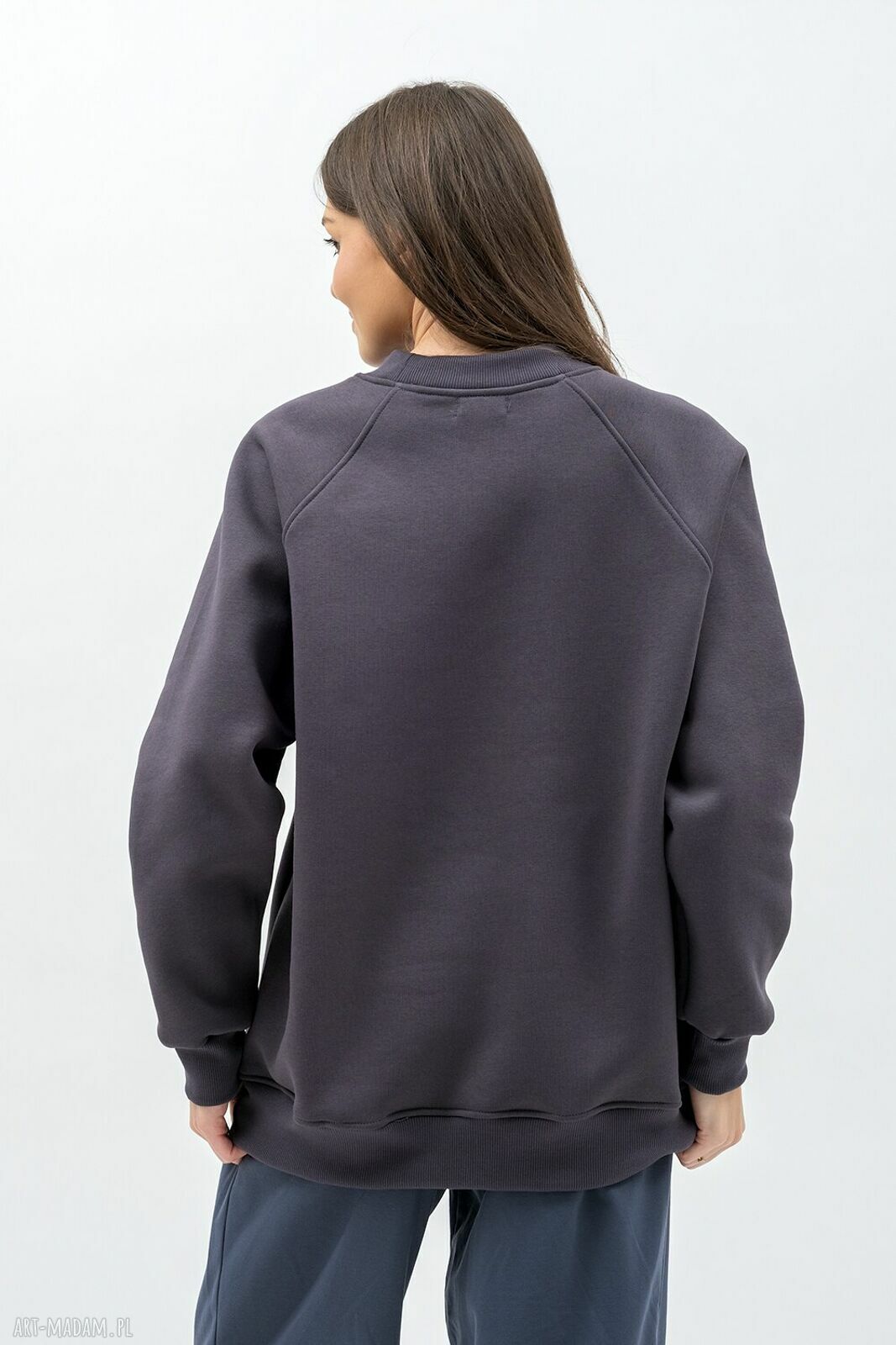 Bluza Basic Ciepła Seda - Grafit