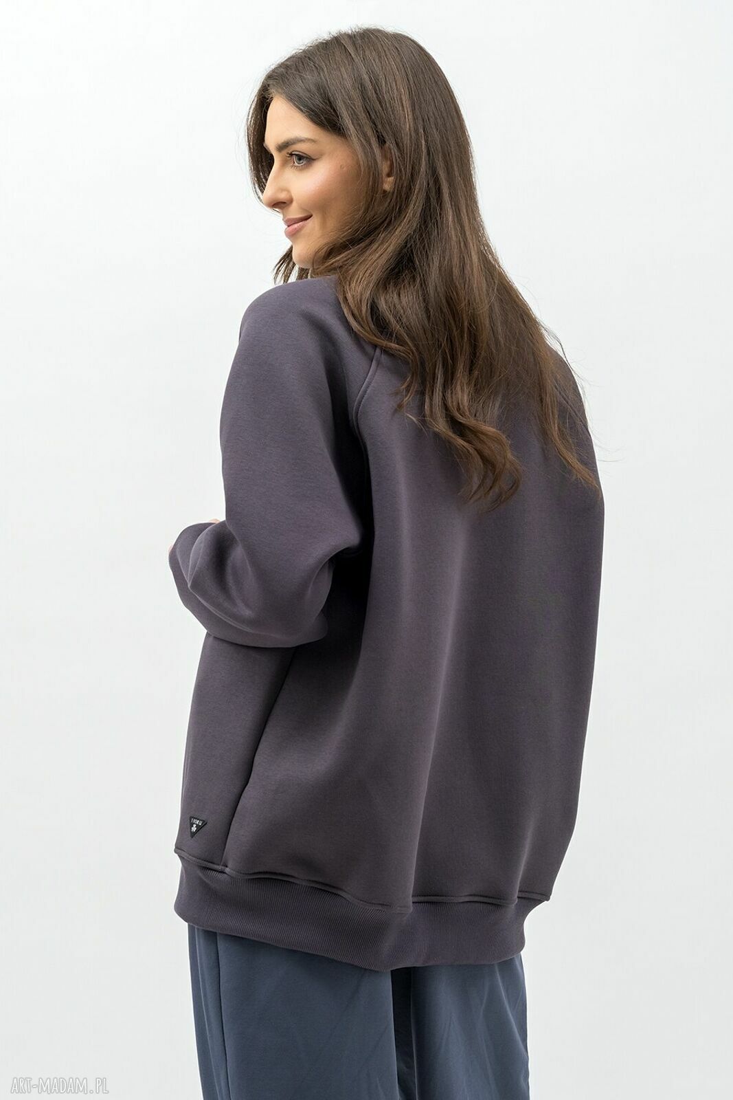 Bluza Basic Ciepła Seda - Grafit