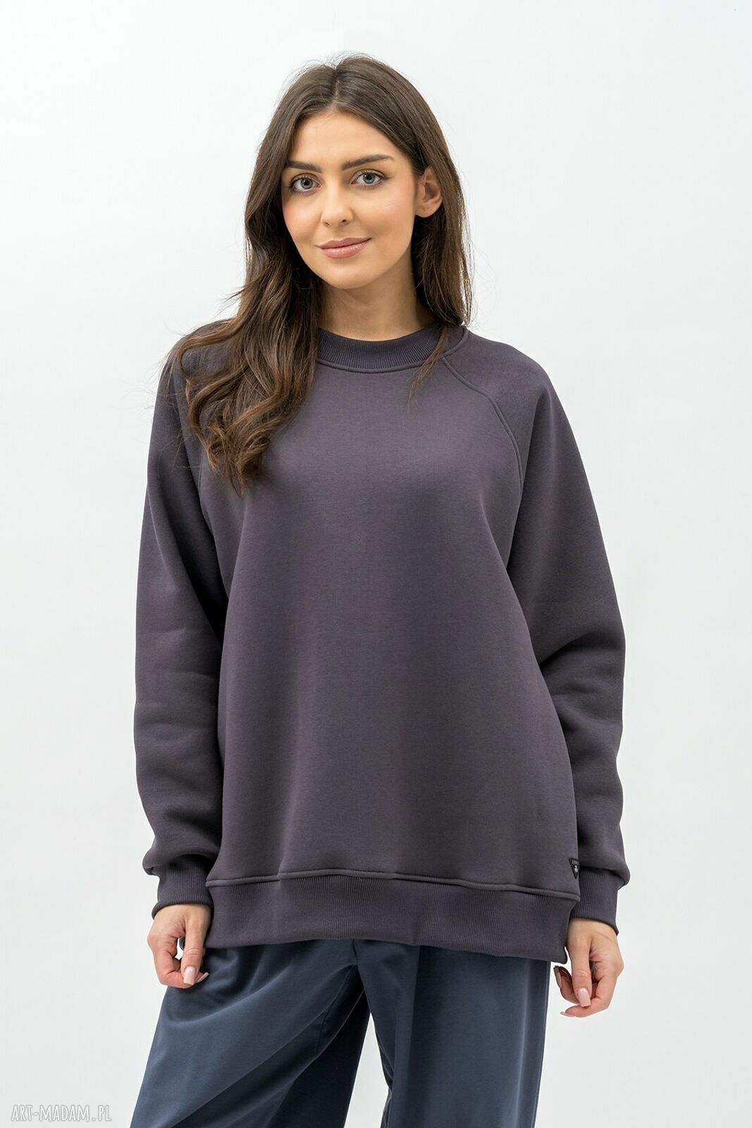 Bluza Basic Ciepła Seda - Grafit
