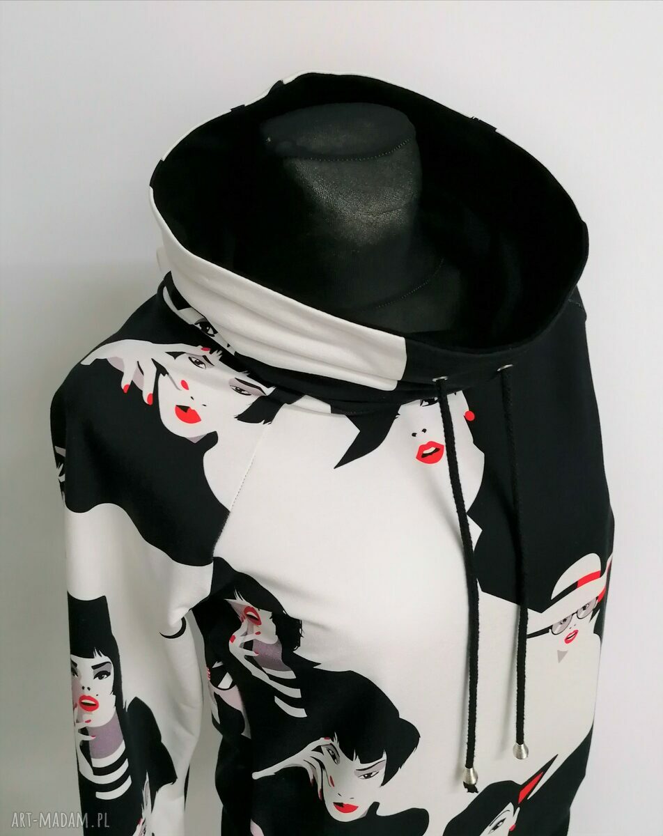 Bluza damska Madlen z kominem 2XS-3XL