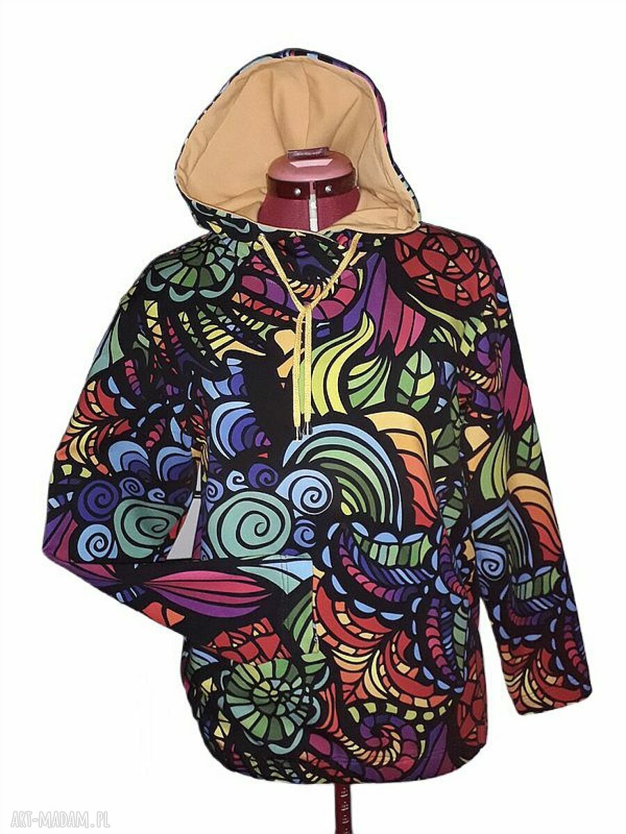 Bluza damska z kapturem w stylu etno Mayabelle