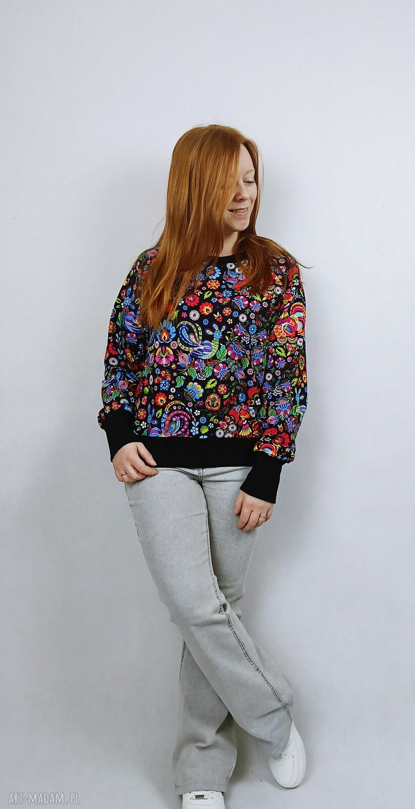 Bluza damska NURI - wzór łowicki