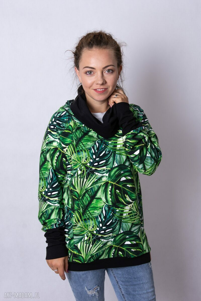 Bluza damska Liście monstery