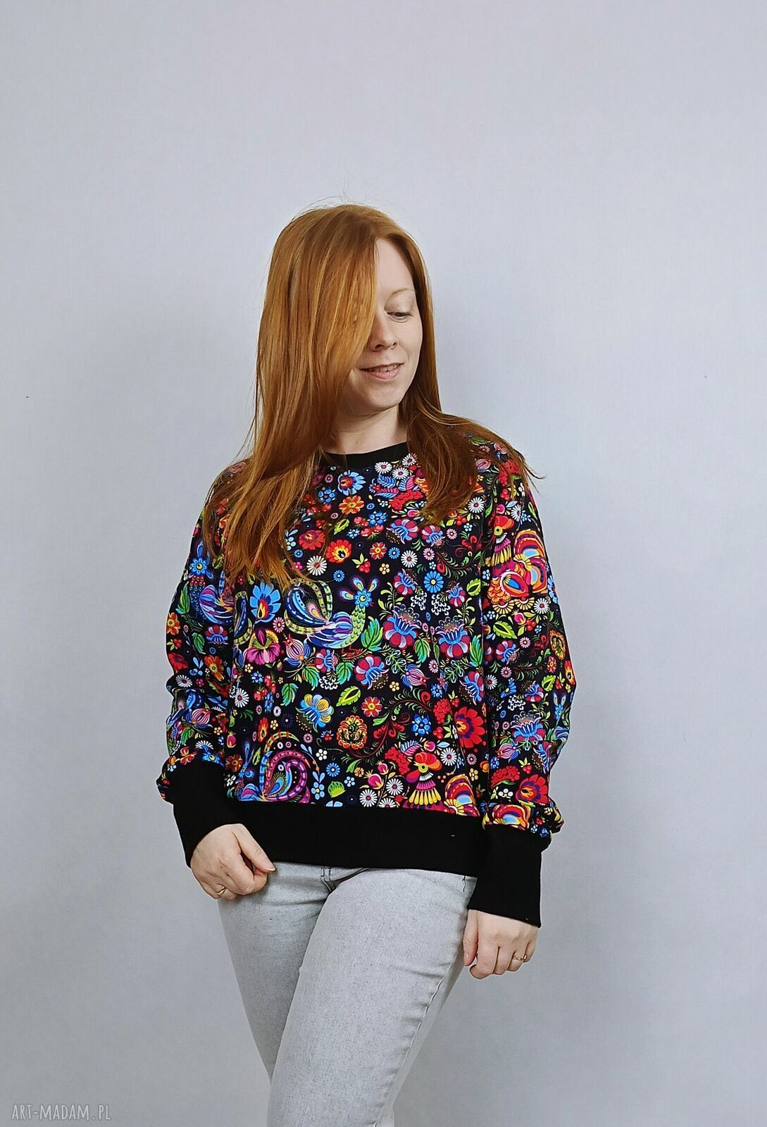 Bluza damska NURI - wzór łowicki