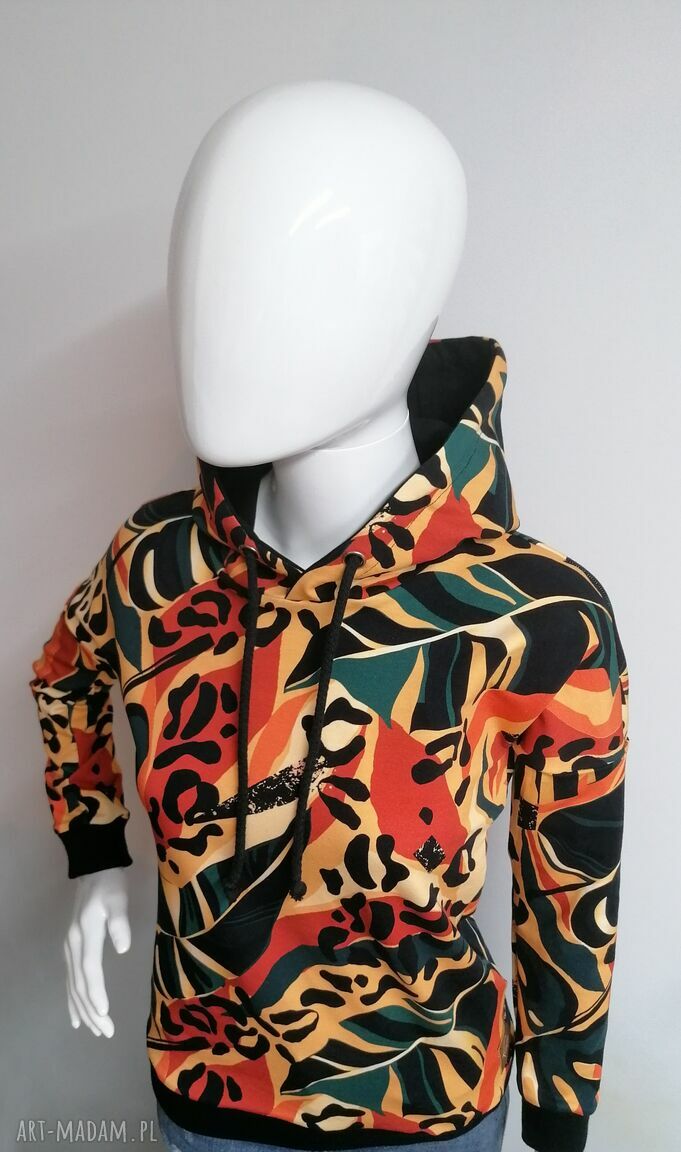Bluza damska z kapturem Panterka