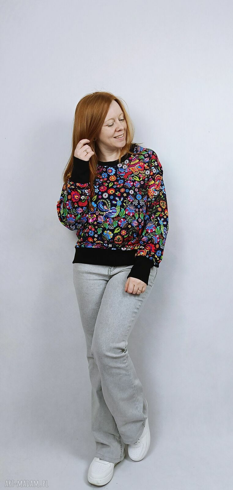 Bluza damska NURI - wzór łowicki