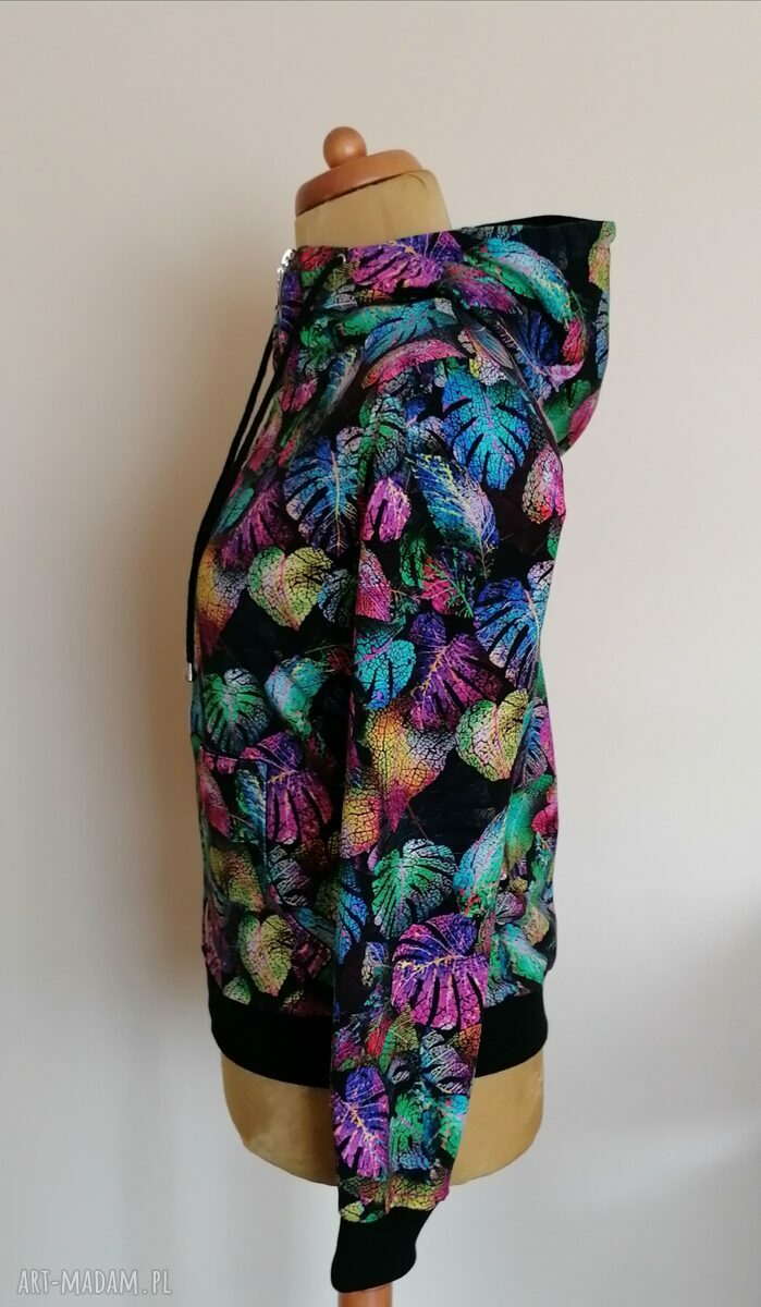 BLUZA DAMSKA " LIŚĆ MONSTERA"