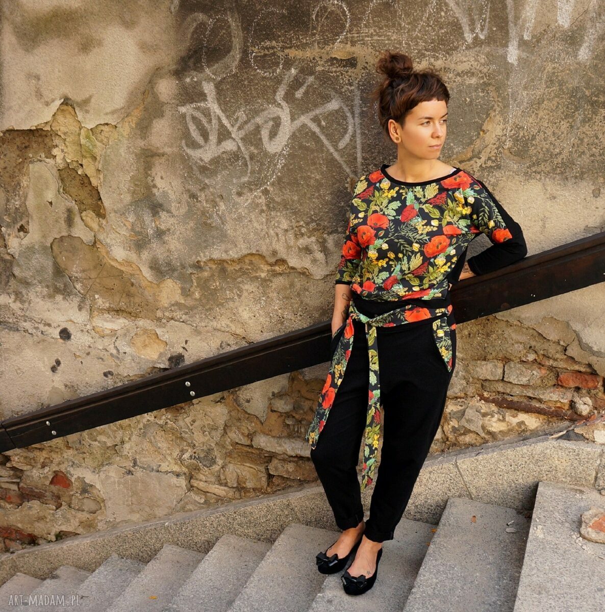 Bluza damska - Czerwone Maki