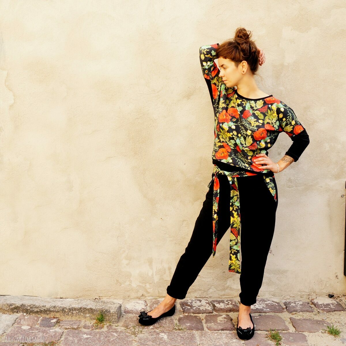 Bluza damska - Czerwone Maki