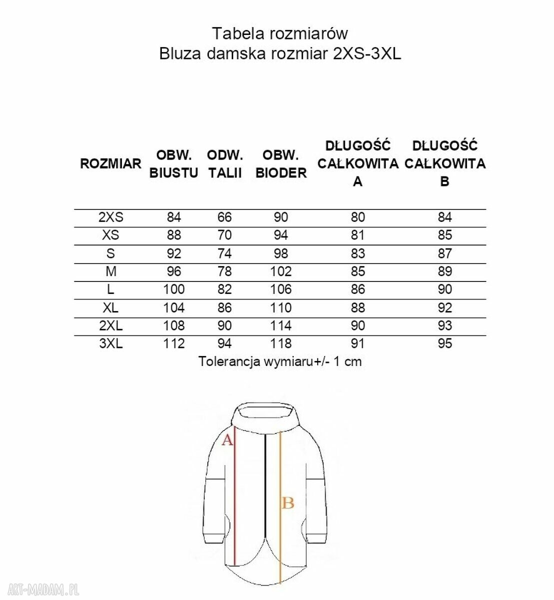 Bluza damska PAULA rozpinana na zamek z kapturem