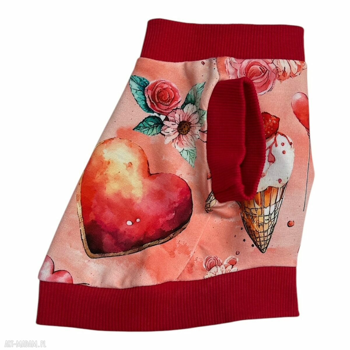 Bluza dla psa XXS Sweet Love - romantyczna i wygodna