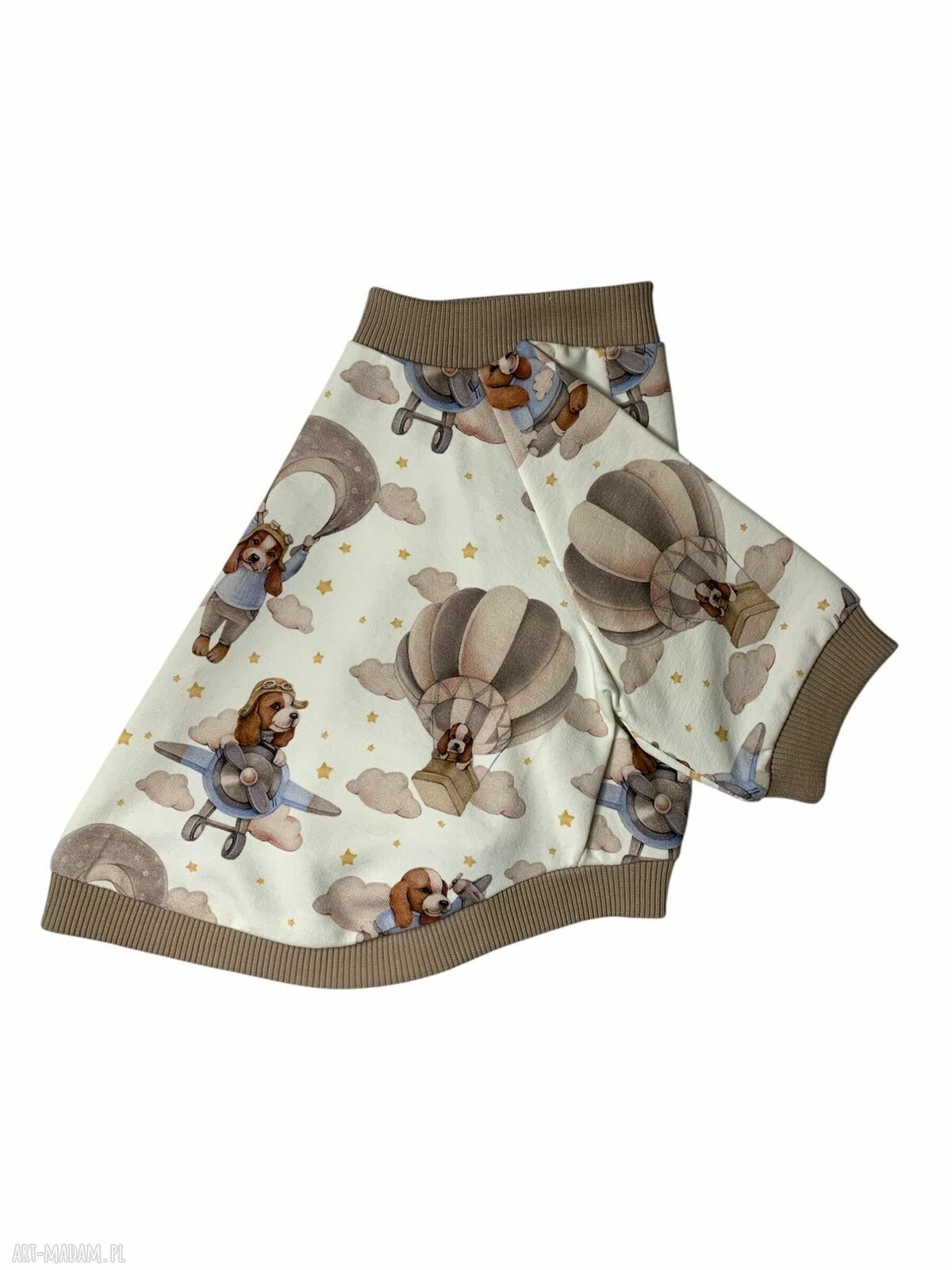 Bluza dla psa PIES W BALONIE z raglanowym rękawem - rozmiar L