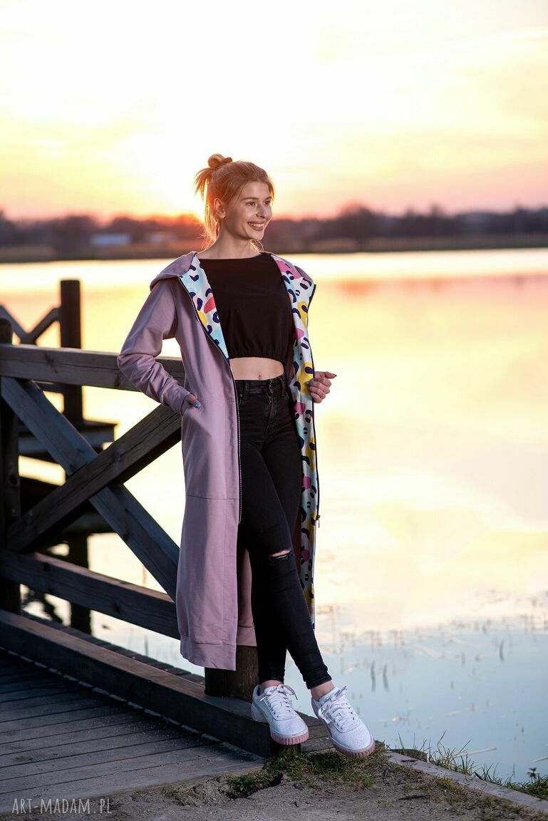 Bluza dresowa Light Nepal - długa narzutka z lekkiej dresówki