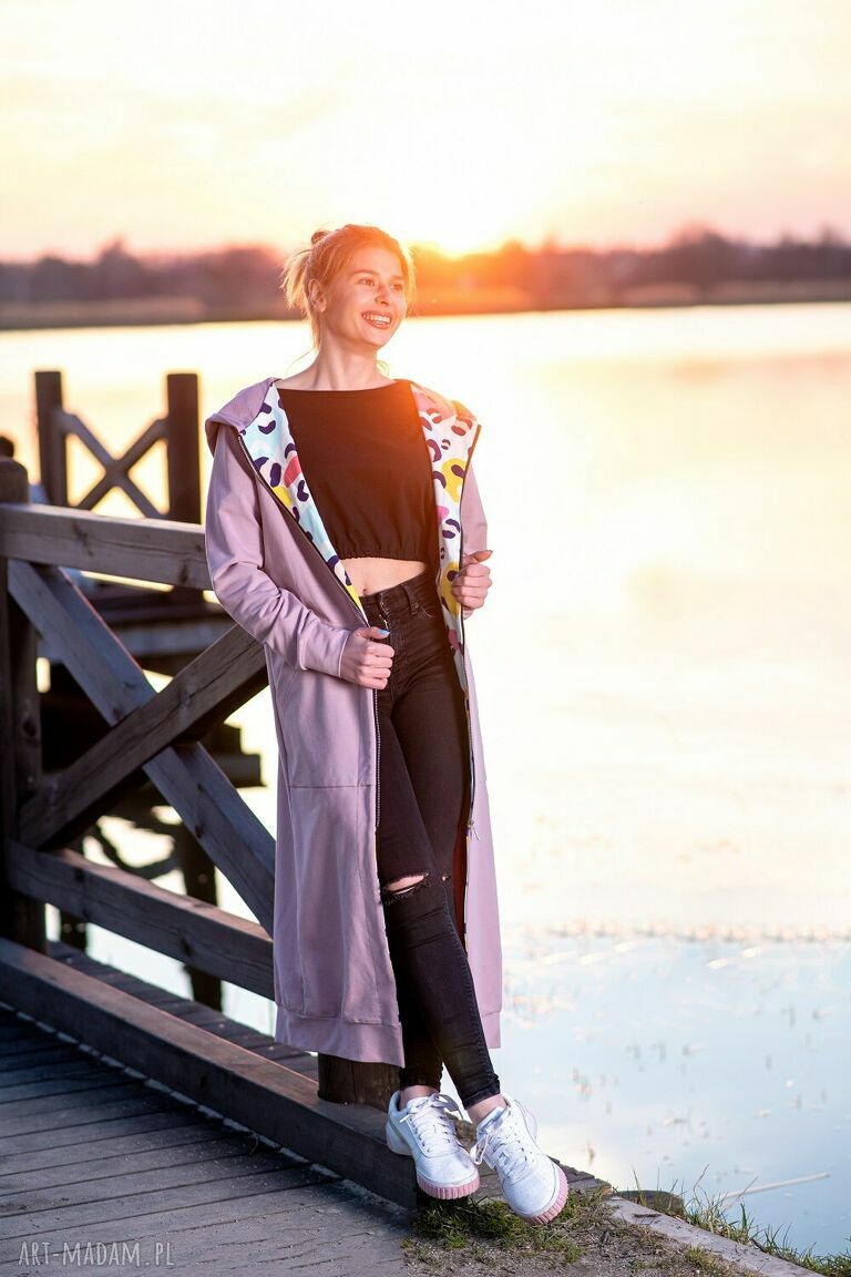 Bluza dresowa Light Nepal - długa narzutka z lekkiej dresówki