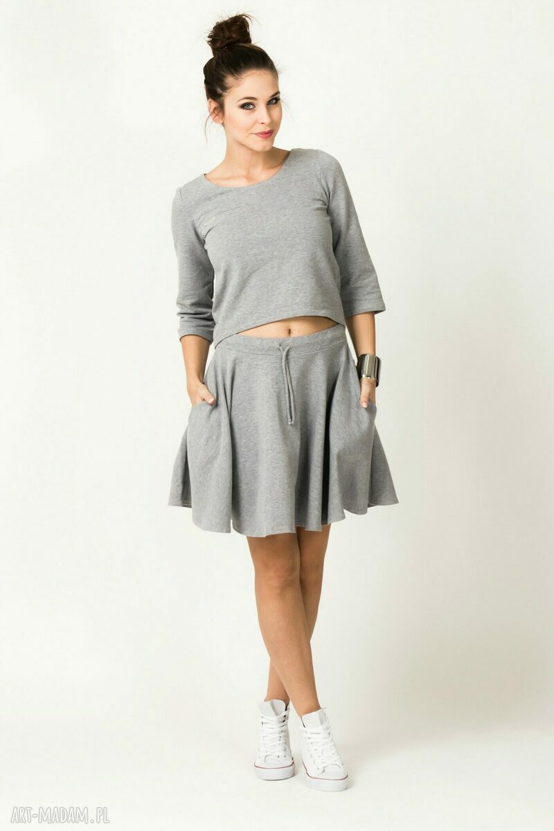 Bluza Kalina 2 - wygodna bluza dresowa damska z rękawem 3/4