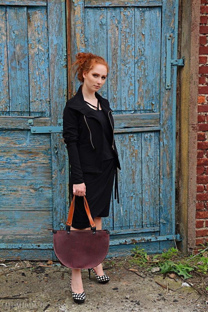 Bluza na letnie wieczory z asymetrycznym zamkiem i stójką
