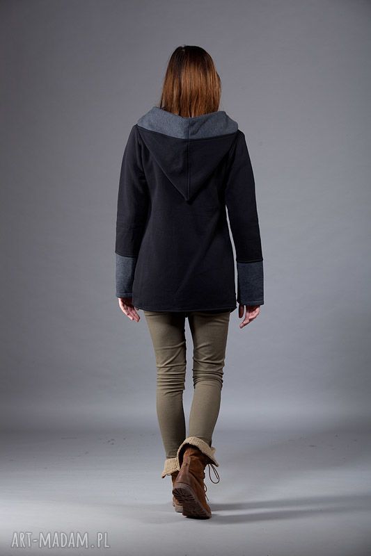 Bluza Saloni Long z kapturem
