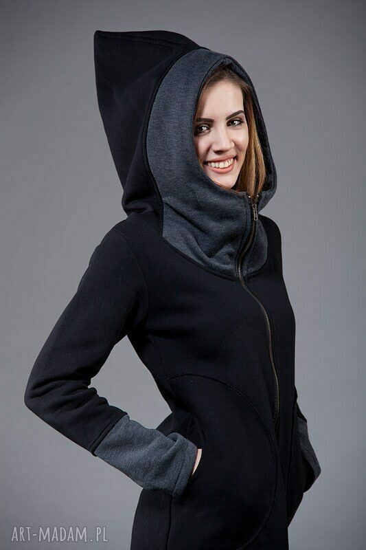 Bluza Saloni Long z kapturem