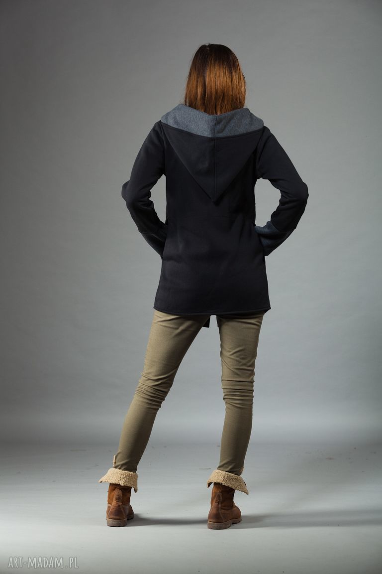 Bluza Saloni Long z kapturem