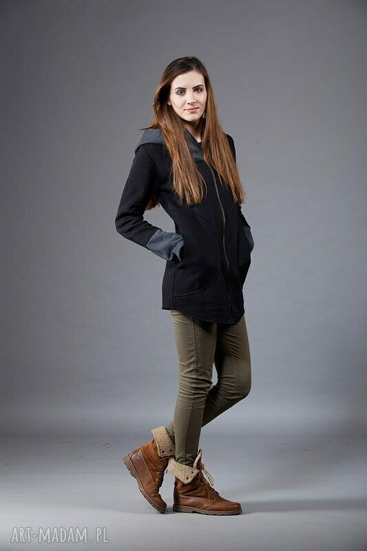 Bluza Saloni Long z kapturem