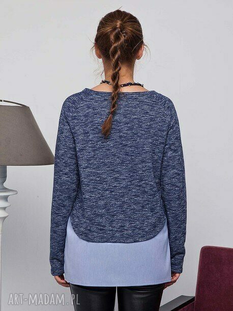 Bluza sportowa z miękkiej podwójnej dzianiny