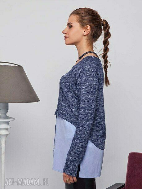 Bluza sportowa z miękkiej podwójnej dzianiny