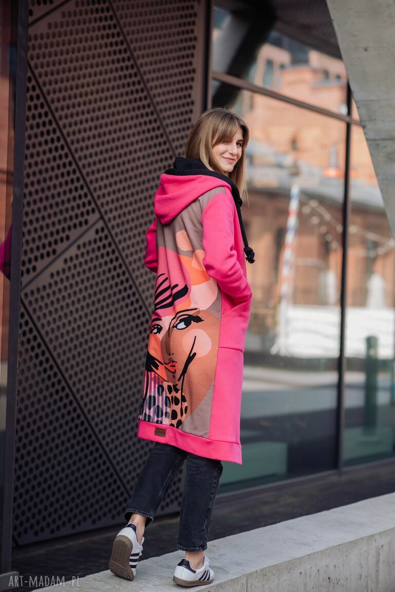 Bluza damska Women Vincenta - kolorowa grafika na plecach