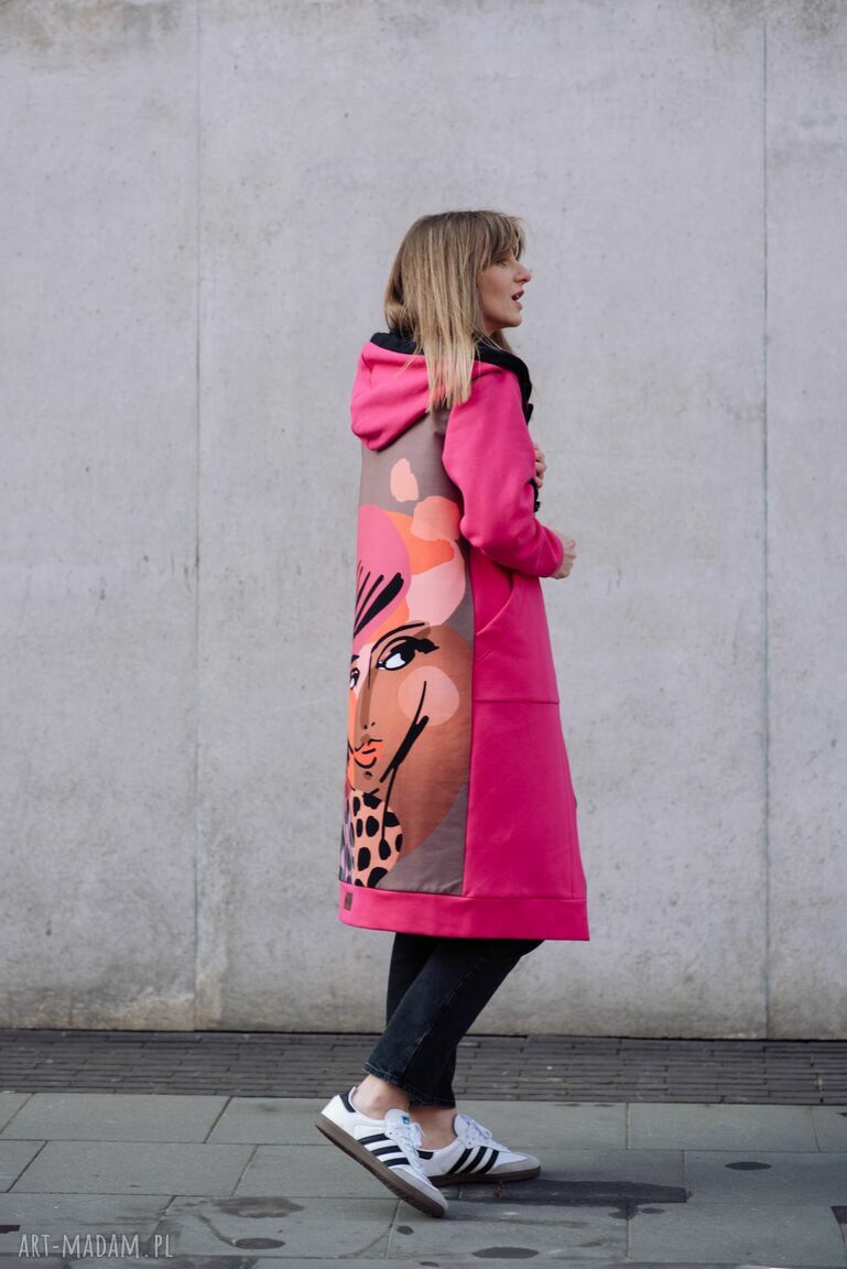 Bluza damska Women Vincenta - kolorowa grafika na plecach