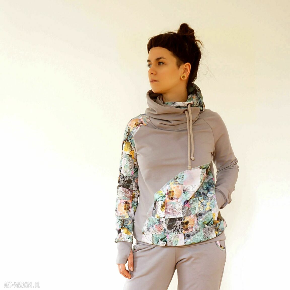 Bluza z kapturem - Pastele