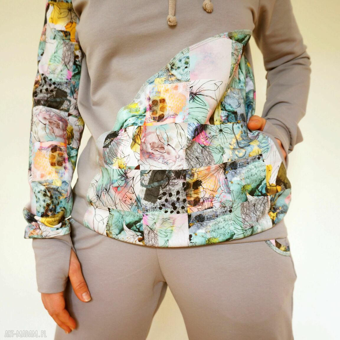 Bluza z kapturem - Pastele