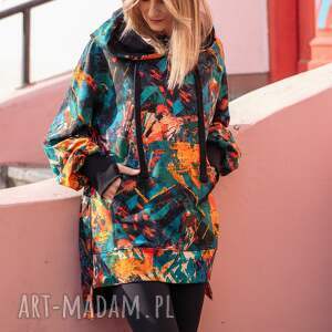 nashani bluza oversize nina wzór malarski