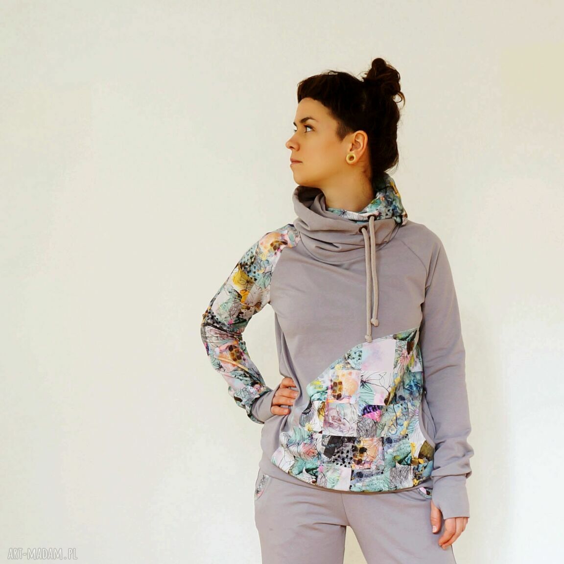 Bluza z kapturem - Pastele