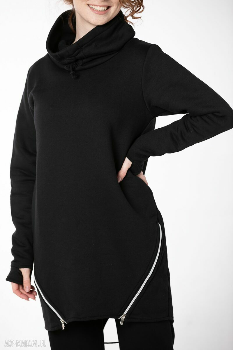 Bluza z kominem - długa i ciepła bluza/tunika damska Navaho Clothing