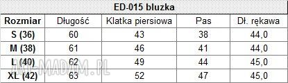 Bluzka Betty z koronką ecru 015 - dopasowana Ella Dora handmade