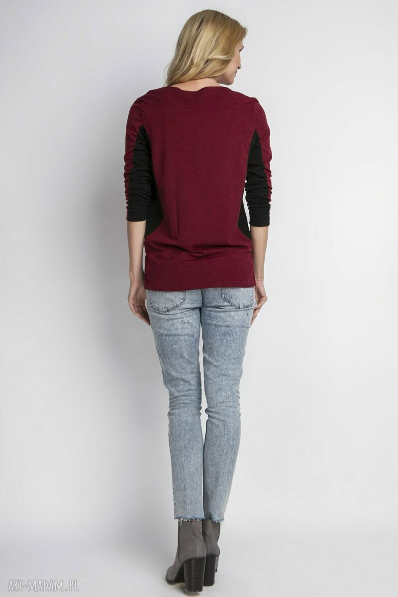 Bluzka, BLU108 bordo