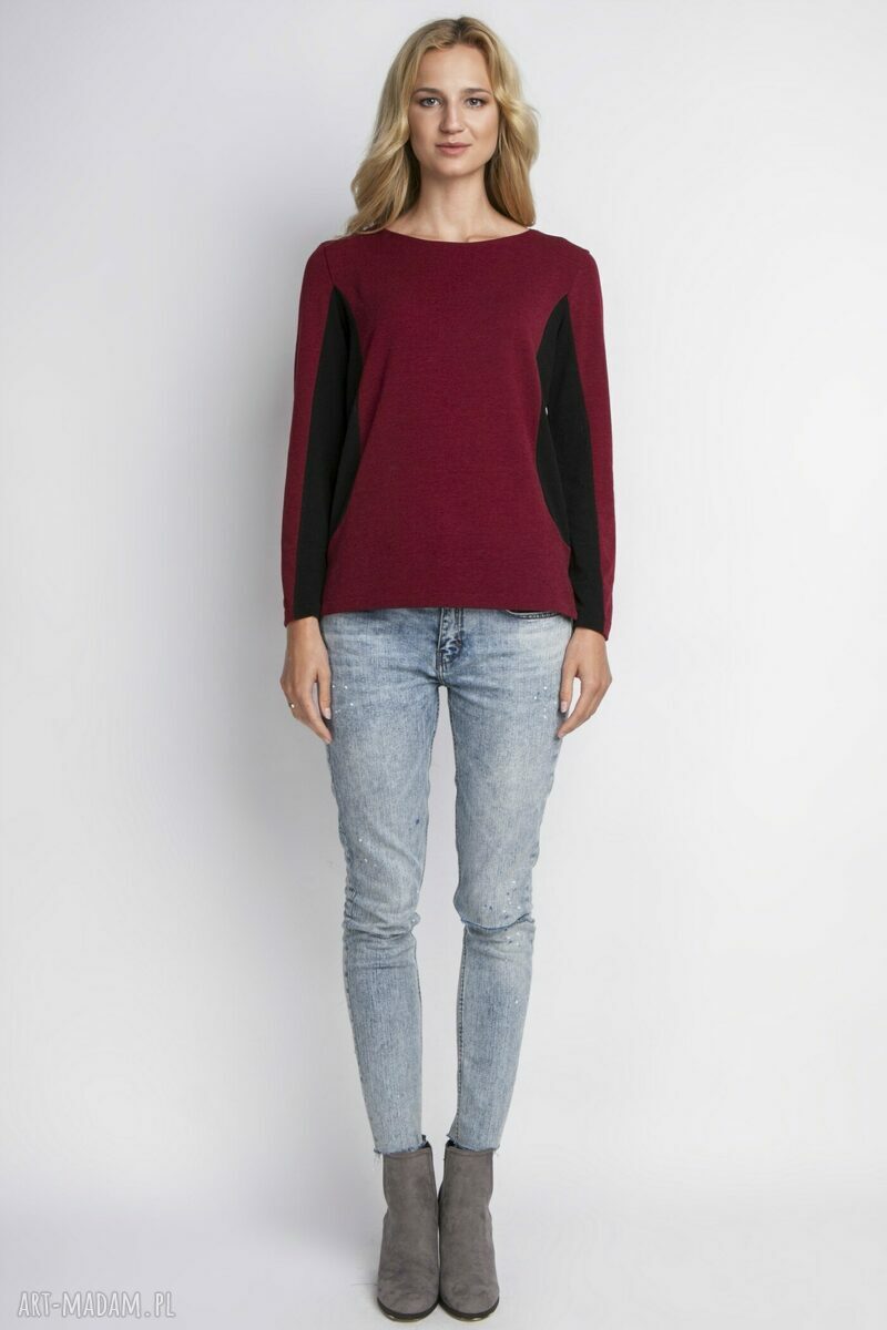 Bluzka, BLU108 bordo