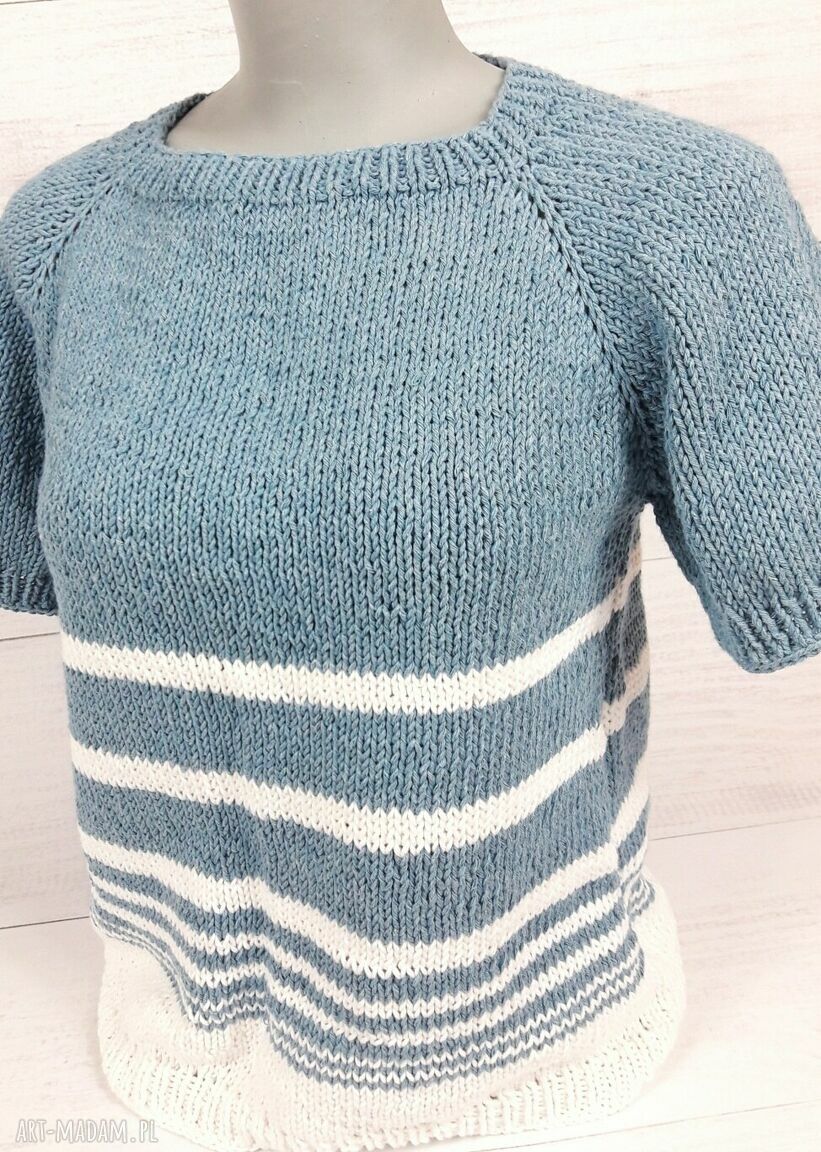 Bluzka letnia Jeans & White w paski
