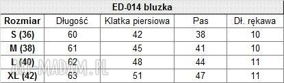 Bluzka Lilly z tiulowymi wstawkami ecru i siateczką na dekolcie