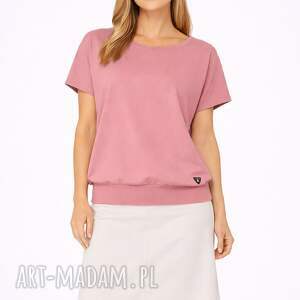 trzy for u bluzka noel brudny róz - bluzka krótki rękaw