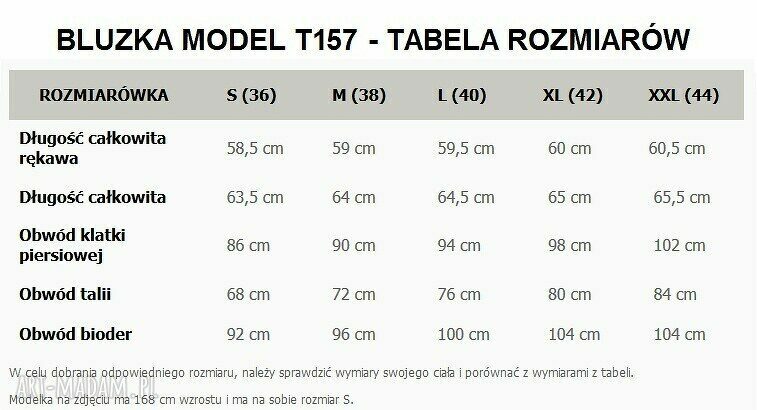 Bluzka szyfonowa z motywem w jaskółki, T157