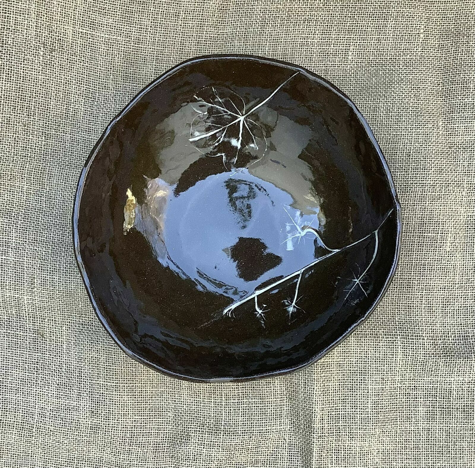 Misa „Błysk” - ceramiczna patera na owoce i orzechy