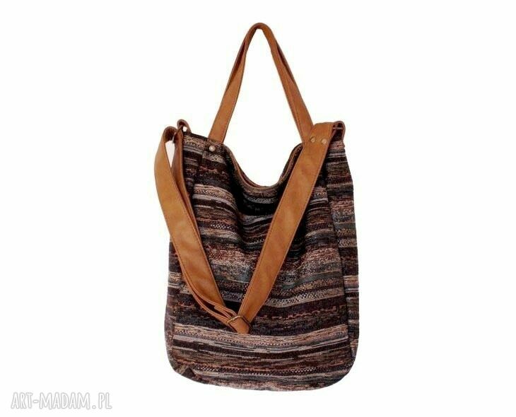 Iks vege navaho brąz rudy vegan boho bohemian etno worek torba