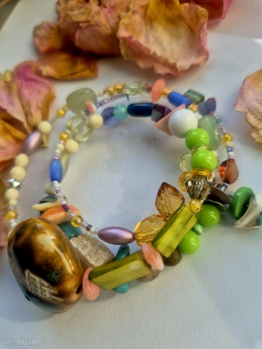 Boho bransoletka uniwersalna box x1 - ręcznie robiona